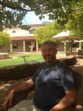 Graham having out in his 'office' at Waterford Winery